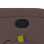 Fauteuil de massage inclinable Marron Similicuir – Image 7