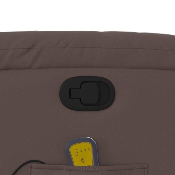 Fauteuil de massage inclinable Marron Similicuir – Image 7
