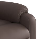 Fauteuil de massage inclinable Marron Similicuir – Image 8