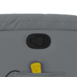 Fauteuil de massage inclinable Gris Similicuir – Image 8