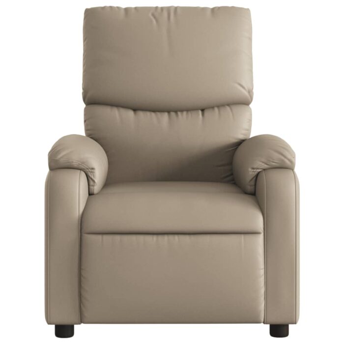 Fauteuil de massage inclinable Cappuccino Similicuir – Image 2