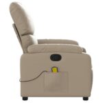 Fauteuil de massage inclinable Cappuccino Similicuir – Image 3