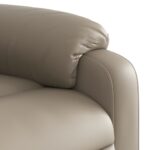 Fauteuil de massage inclinable Cappuccino Similicuir – Image 7