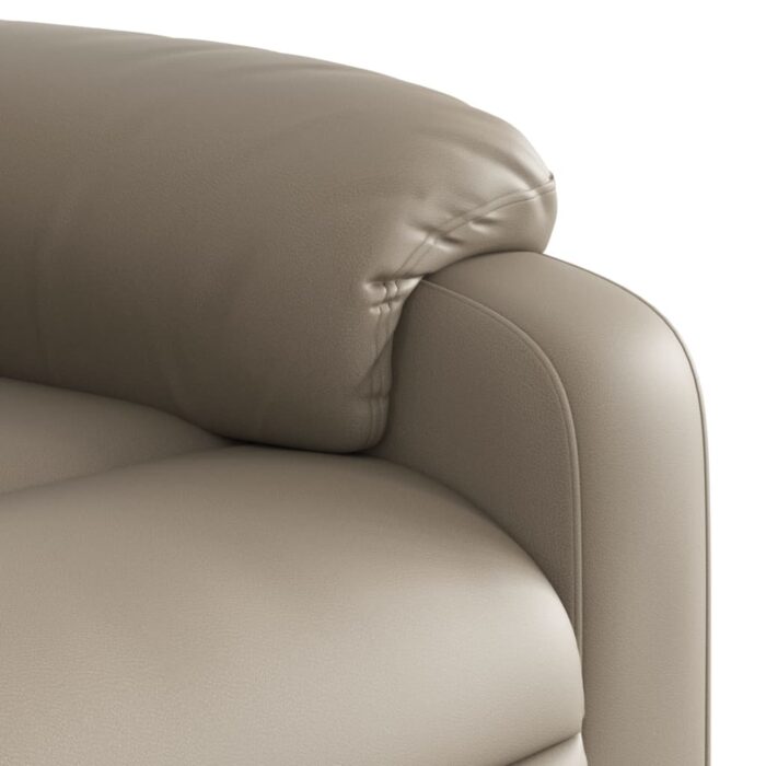 Fauteuil de massage inclinable Cappuccino Similicuir – Image 7