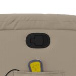 Fauteuil de massage inclinable Cappuccino Similicuir – Image 8