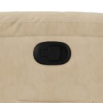 Fauteuil inclinable crème tissu microfibre – Image 7