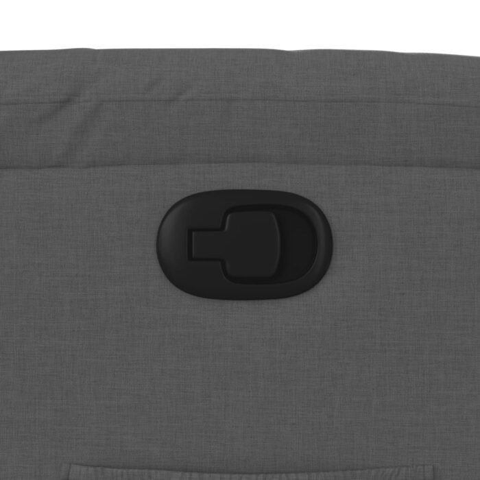 Fauteuil inclinable Gris foncé Tissu – Image 7