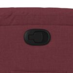 Fauteuil inclinable Rouge bordeaux Tissu – Image 7
