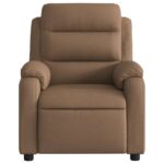 Fauteuil inclinable Marron Tissu – Image 4