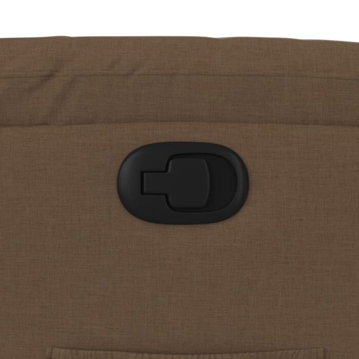 Fauteuil inclinable Marron Tissu – Image 7
