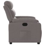 Fauteuil inclinable Taupe Tissu – Image 5