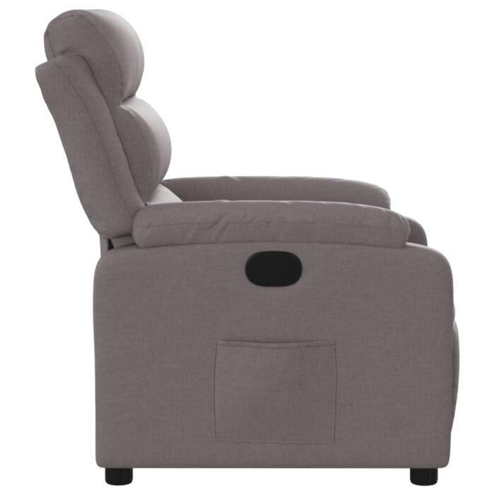 Fauteuil inclinable Taupe Tissu – Image 5