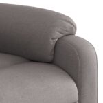Fauteuil inclinable Taupe Tissu – Image 6
