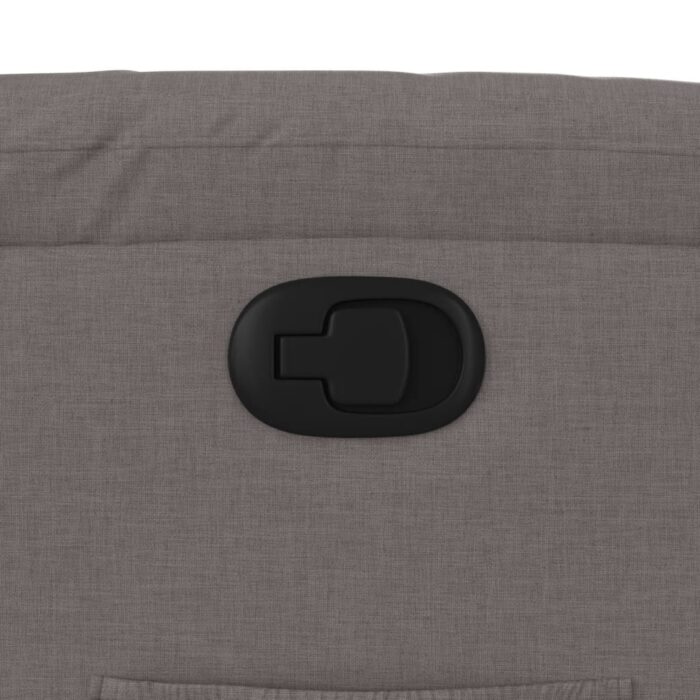 Fauteuil inclinable Taupe Tissu – Image 7