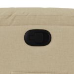 Fauteuil inclinable Crème Tissu – Image 7