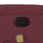 Fauteuil de massage inclinable Rouge bordeaux Tissu – Image 8