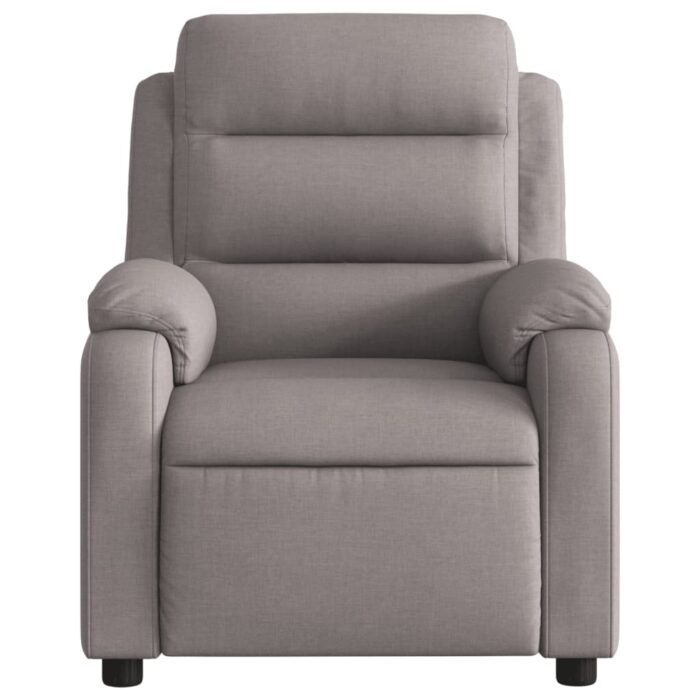 Fauteuil de massage inclinable Taupe Tissu – Image 5