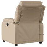 Fauteuil de massage inclinable Cappuccino Similicuir – Image 2