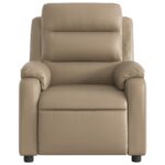 Fauteuil de massage inclinable Cappuccino Similicuir – Image 5