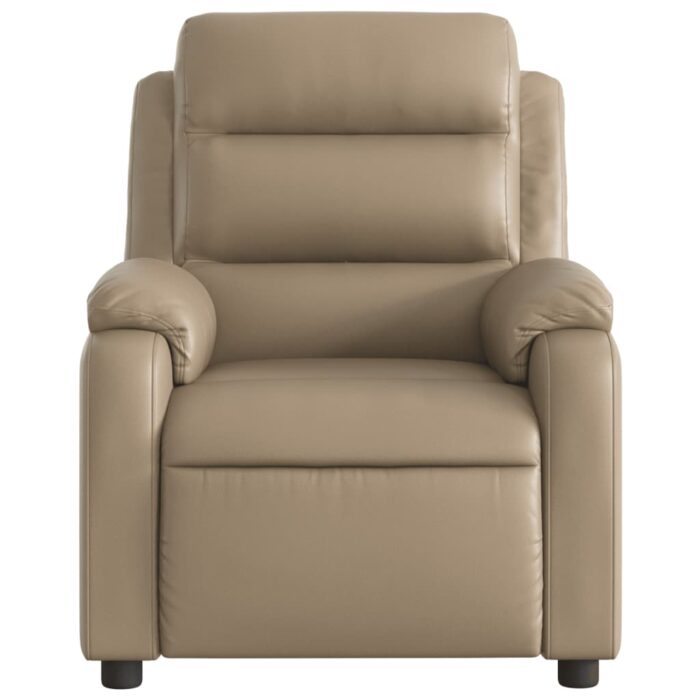 Fauteuil de massage inclinable Cappuccino Similicuir – Image 5