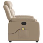 Fauteuil de massage inclinable Cappuccino Similicuir – Image 6