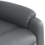 Fauteuil de massage inclinable Gris Similicuir – Image 7