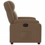 Fauteuil inclinable Marron Tissu – Image 5
