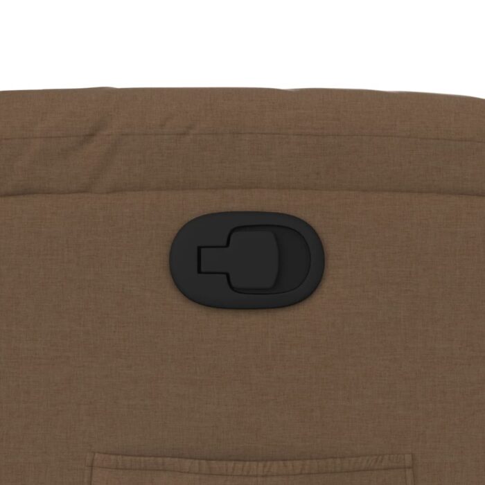 Fauteuil inclinable Marron Tissu – Image 7