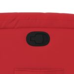 Fauteuil inclinable Rouge Similicuir – Image 7