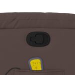 Fauteuil de massage inclinable Marron Similicuir – Image 8