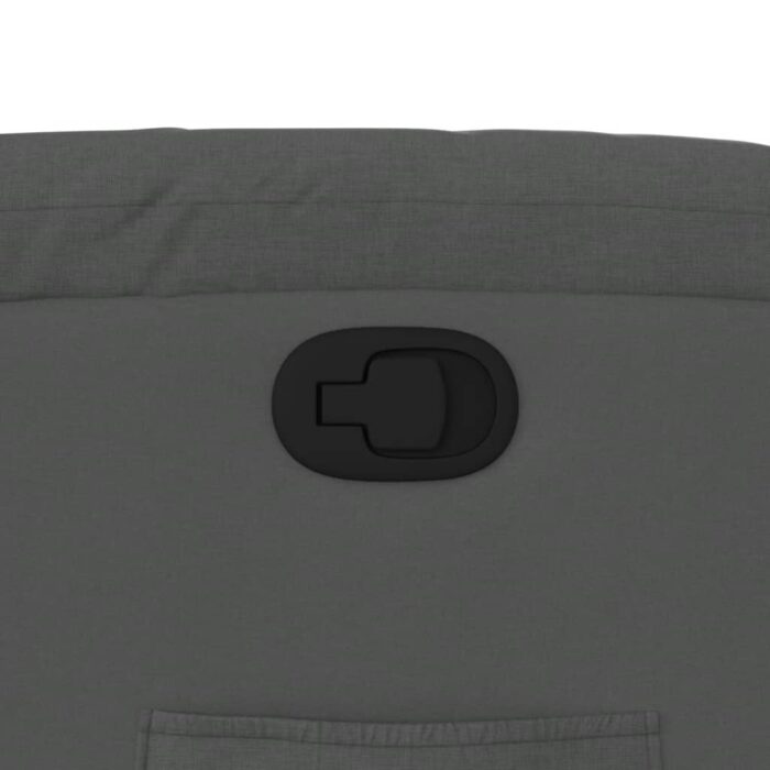 Fauteuil inclinable Gris foncé Tissu – Image 7