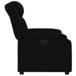 Fauteuil inclinable Noir Tissu – Image 5