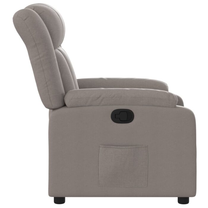 Fauteuil inclinable Taupe Tissu – Image 5