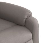 Fauteuil inclinable Taupe Tissu – Image 6