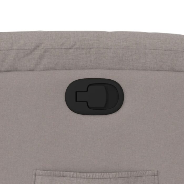 Fauteuil inclinable Taupe Tissu – Image 7