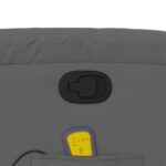 Fauteuil de massage inclinable Gris foncé Tissu – Image 8