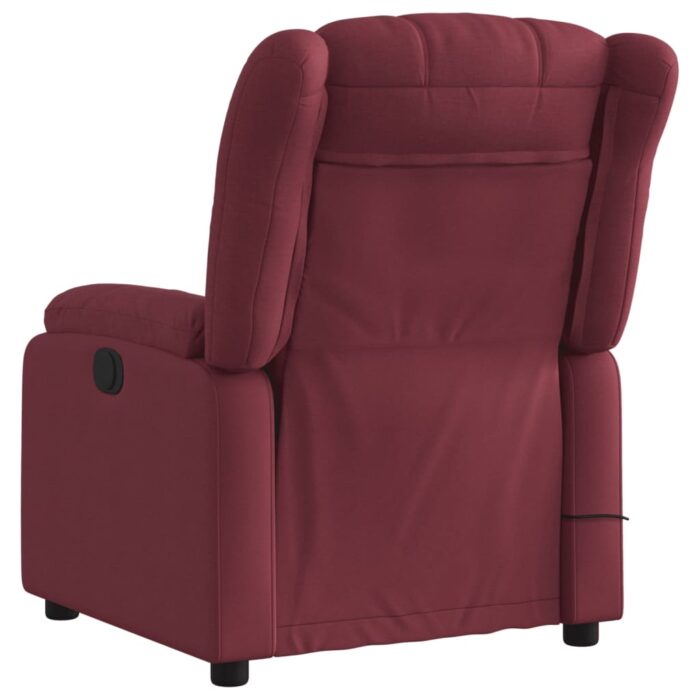 VXL8721012203426_g_en_hd_2.jpg Fauteuil de massage inclinable Rouge bordeaux Tissu – Image 2