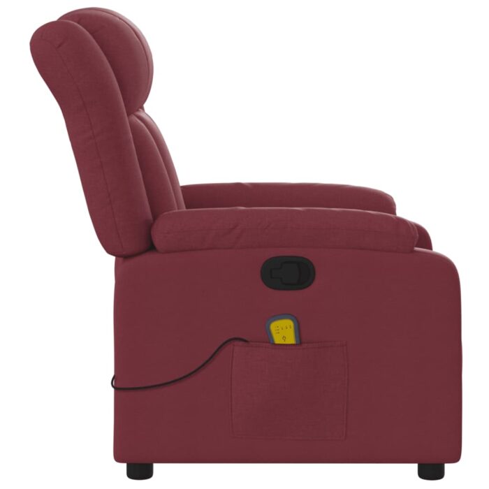 VXL8721012203426_g_en_hd_6.jpg Fauteuil de massage inclinable Rouge bordeaux Tissu – Image 6