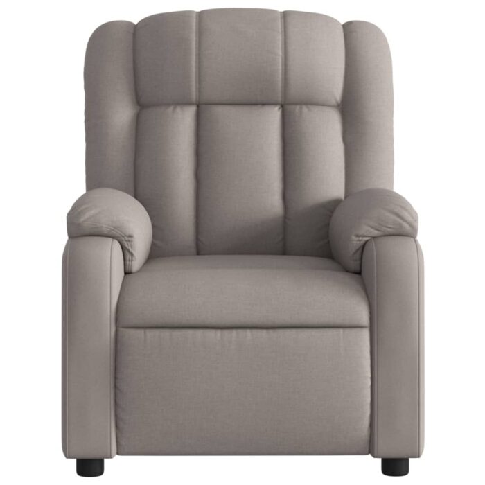 Fauteuil de massage inclinable Taupe Tissu – Image 5