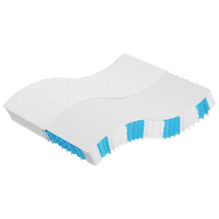 Matelas à ressorts ensachés dureté moyenne 160x200 cm – Image 1