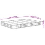 Matelas à ressorts bonnell moyen 140x190 cm – Image 5