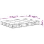 Matelas à ressorts bonnell moyen 140x190 cm – Image 7