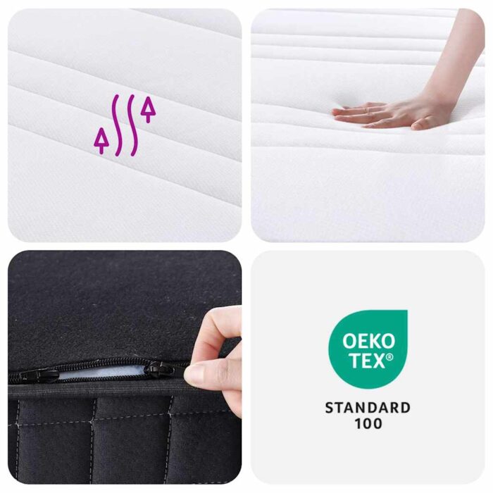 Matelas à ressorts bonnell moyen 180x200 cm – Image 7