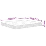 Matelas à ressorts bonnell moyen 180x200 cm – Image 5