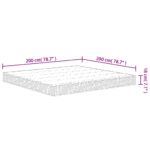 Matelas à ressorts bonnell moyen 200x200 cm – Image 5