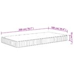 Matelas à ressorts ensachés moyen 100x200 cm – Image 8