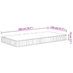 Matelas à ressorts ensachés moyen 120x200 cm – Image 6