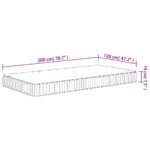 Matelas à ressorts ensachés moyen 120x200 cm – Image 8