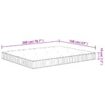 Matelas à ressorts ensachés moyen 160x200 cm – Image 6