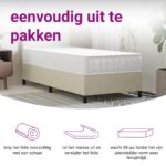 Matelas à ressorts ensachés dureté moyenne 90x190 cm – Image 8